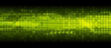 Green abstract technology digital background vector