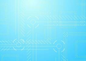 Light blue abstract tech background vector