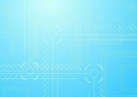 Light blue abstract tech background vector