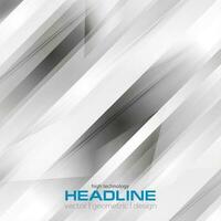 Digital futuristic tech grey stripes abstract background vector