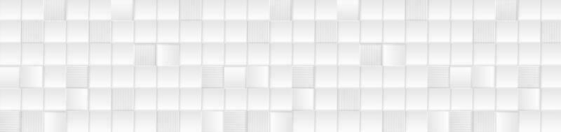 Abstract hi-tech geometric silver grey squares mosaic banner vector