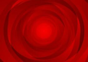 Abstract red swirl circles tech corporate background vector