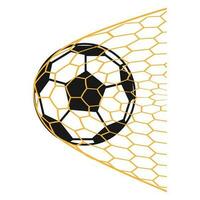 ball icon in net logo vector