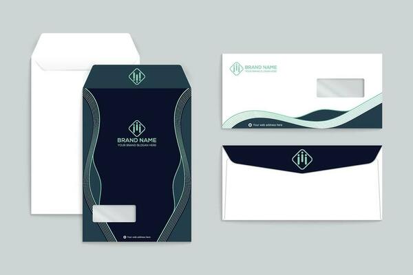 Modern professional envelope design