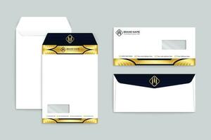 Clean minimal envelope template vector