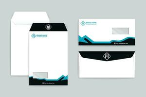 Modern envelope design template vector