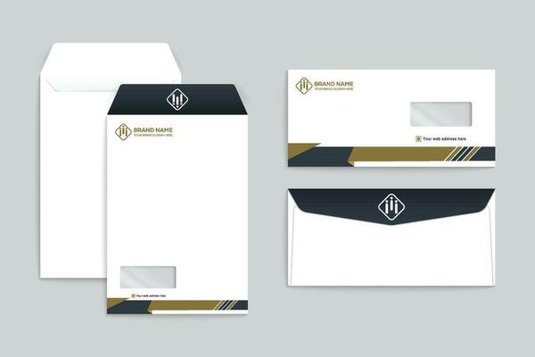 Professional envelope mockup