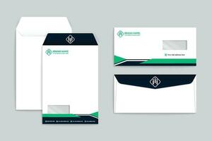 Modern envelope design template vector