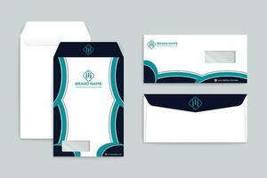 Professional envelope mockup vector