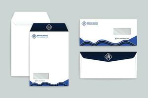 Modern envelope design template vector