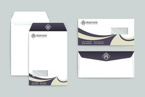 Elegant minimal envelope template vector