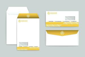 Elegant minimal envelope template vector