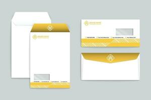 Elegant minimal envelope template vector