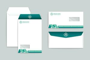 Elegant minimal envelope template vector