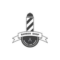 barbería logo icono vector