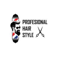 barbershop logo icon vector
