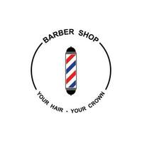 barbería logo icono vector