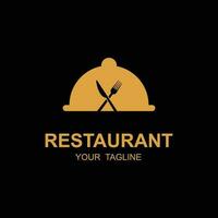 restaurant logo vector icon illustration design