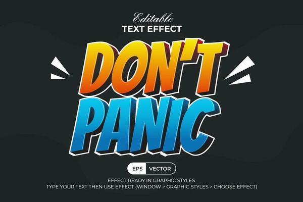 Quote text effect comic style. Editable text effect.