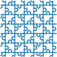 background with puzzle motif vector