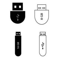 vector icono usb