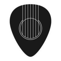 Pick guitar icon vector