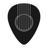 Pick guitar icon vector