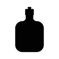 Drinking water bottles icon vector