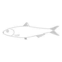 sardina icono vector