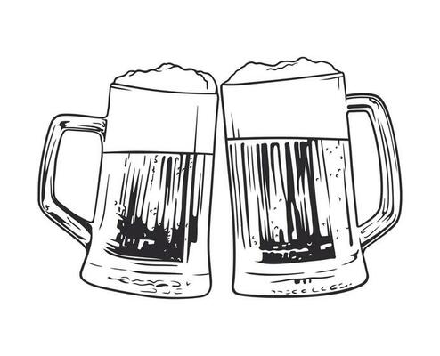Beer Black And White Vector Art, Icons, and Graphics for Free Download