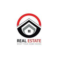 Real estate logo and concept vector