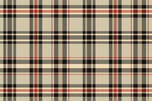 Tartan or plaid retro color pattern. vector