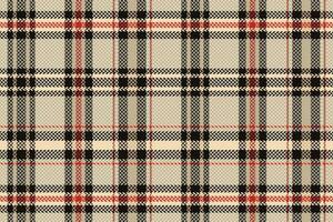 Tartan or plaid retro color pattern. vector