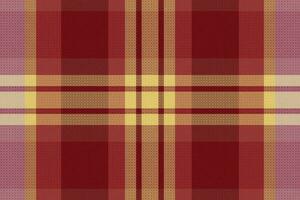 Tartan or plaid vintage color pattern. vector