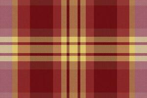 Tartan or plaid vintage color pattern. vector