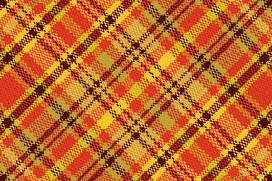 Tartan or plaid retro color pattern. vector