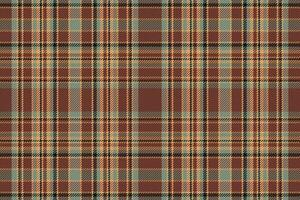 Tartan or plaid vintage color pattern. vector