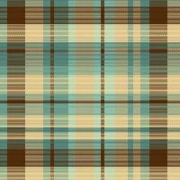 Tartan or plaid retro color pattern. vector