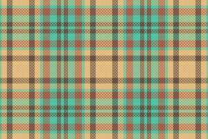 Tartan or plaid retro color pattern. vector