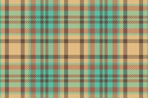 Tartan or plaid retro color pattern. vector