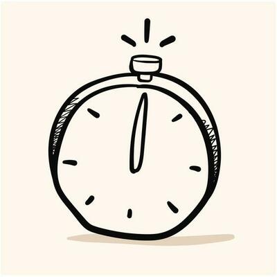 Clock or Stopwatch Timer with Speed Marks, Fast Running Time Symbol Stock  Vector - Illustration of quick, circle: 184100915