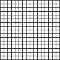 Square grid pattern, geometric vertical and horizontal black lines. vector