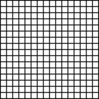 Square grid pattern, geometric vertical and horizontal black lines. vector