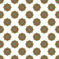 Seamless pattern vintage decorative elements. vector