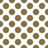 Seamless pattern vintage decorative elements. vector