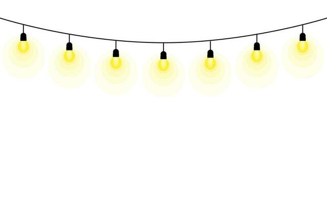 Light Bulb Hanging on String