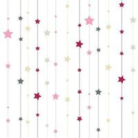 Seamless pattern with stars on a white background. vector