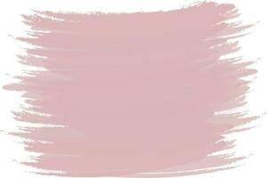 Vector Abstract brush stroke in trendy dusty pink shade with Copy space. Isolate. Background texture