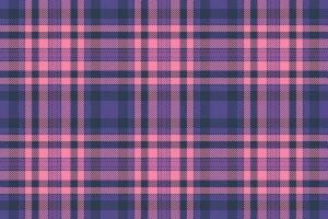 Check pattern fabric of vector tartan texture with a background seamless textile plaid.