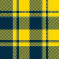 Fabric vector pattern of textile seamless texture with a background tartan plaid check.